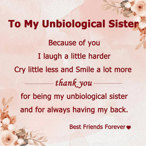 Personalized Friendship Quotes Color Bangle - You Are The Sister I Got To Choose