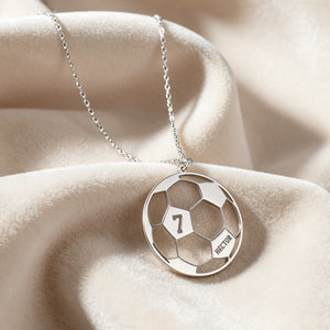 Custom Name Personalized Soccer Necklace Soccer Mom Gift