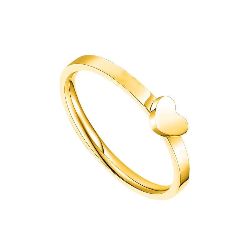 Couple Ring - Personalized Name Matching Heart Promise Rings