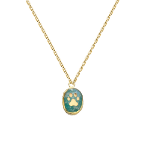 Paw Print Necklace Pet Necklace
