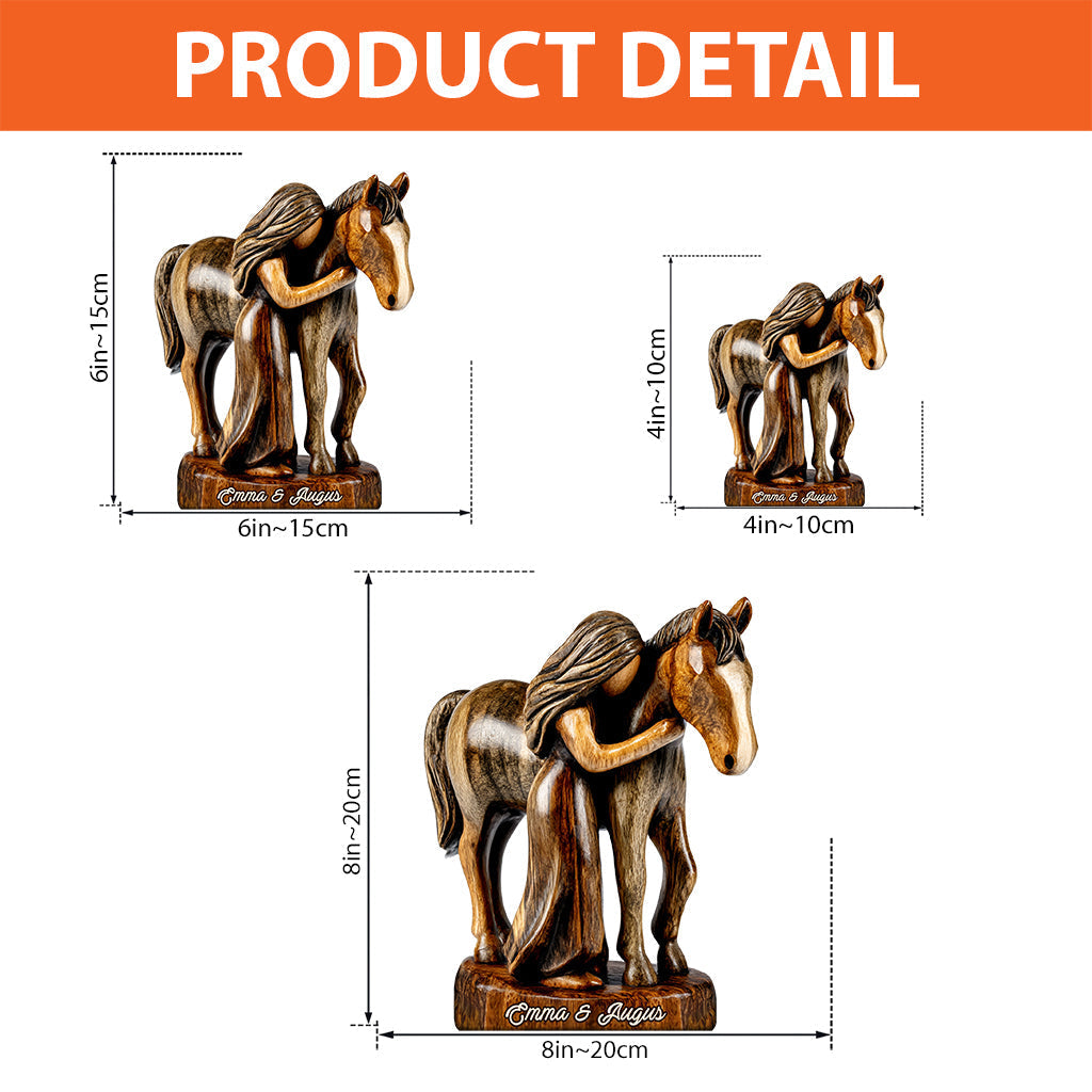 Horse Lovers - Personalized Horse Shaped Acrylic Plaque