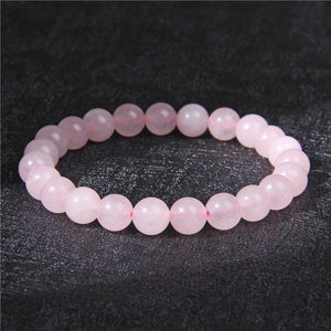 Energy & Love • Natural Stone Elastic Rope Bracelet