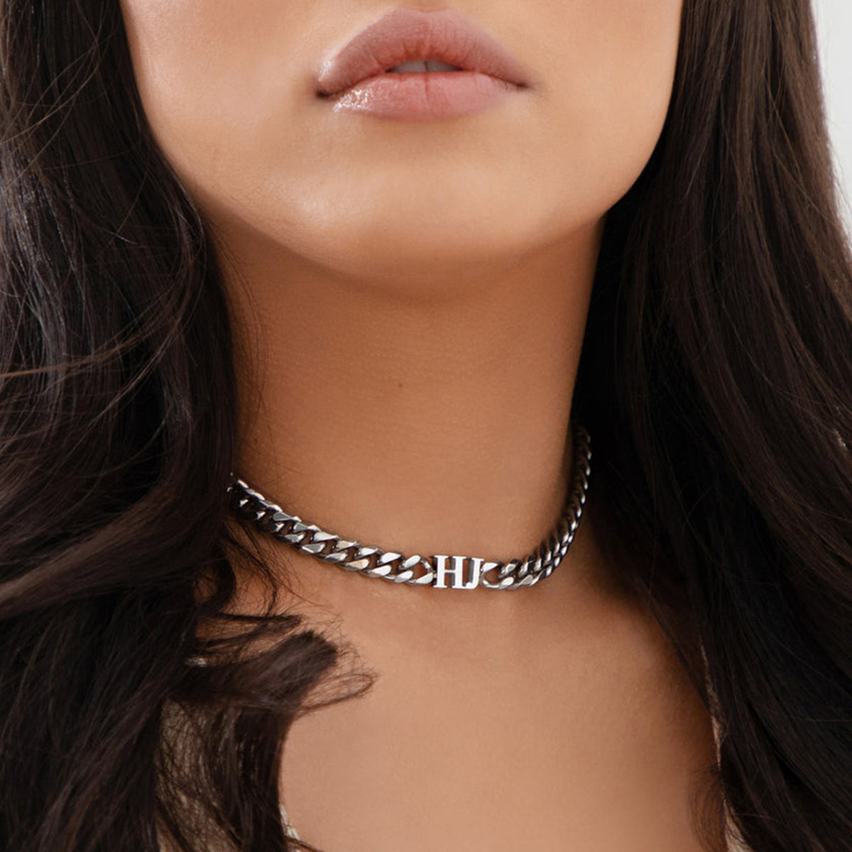 Custom Initial Choker Necklace