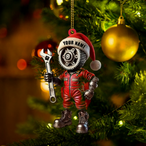 Mechanic, Home Decor, Christmas Ornament, Personalized Ornament