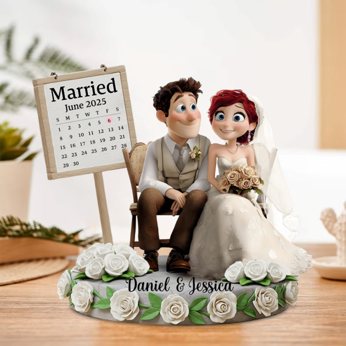Happily Ever After - Personalized Couple Acrylic Plaque