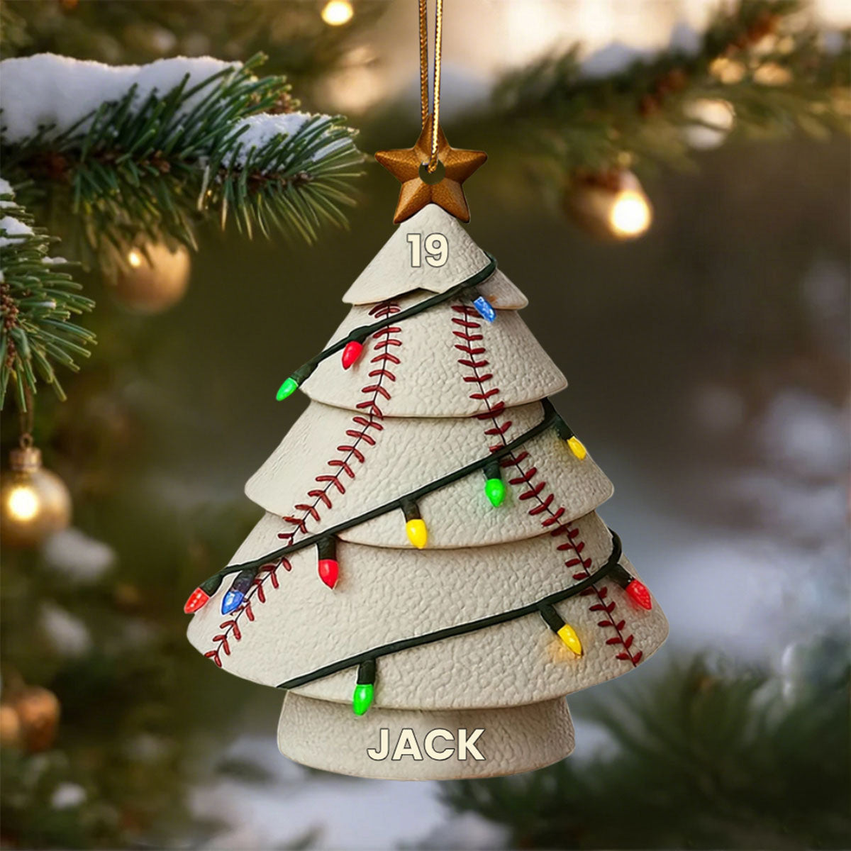 Customizable Christmas Tree, Personalized Custom Acrylic Ornament, Gift For Family and Friends