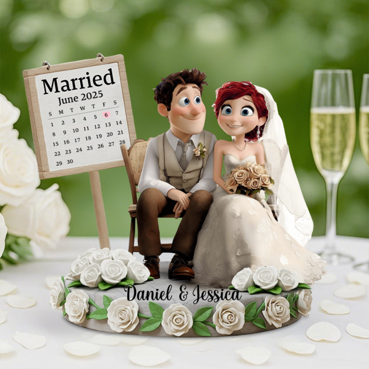Happily Ever After - Personalized Couple Acrylic Plaque