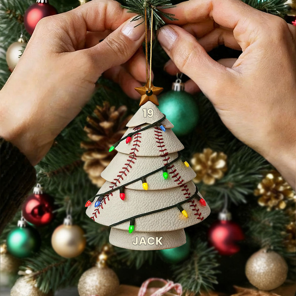 Customizable Christmas Tree, Personalized Custom Acrylic Ornament, Gift For Family and Friends