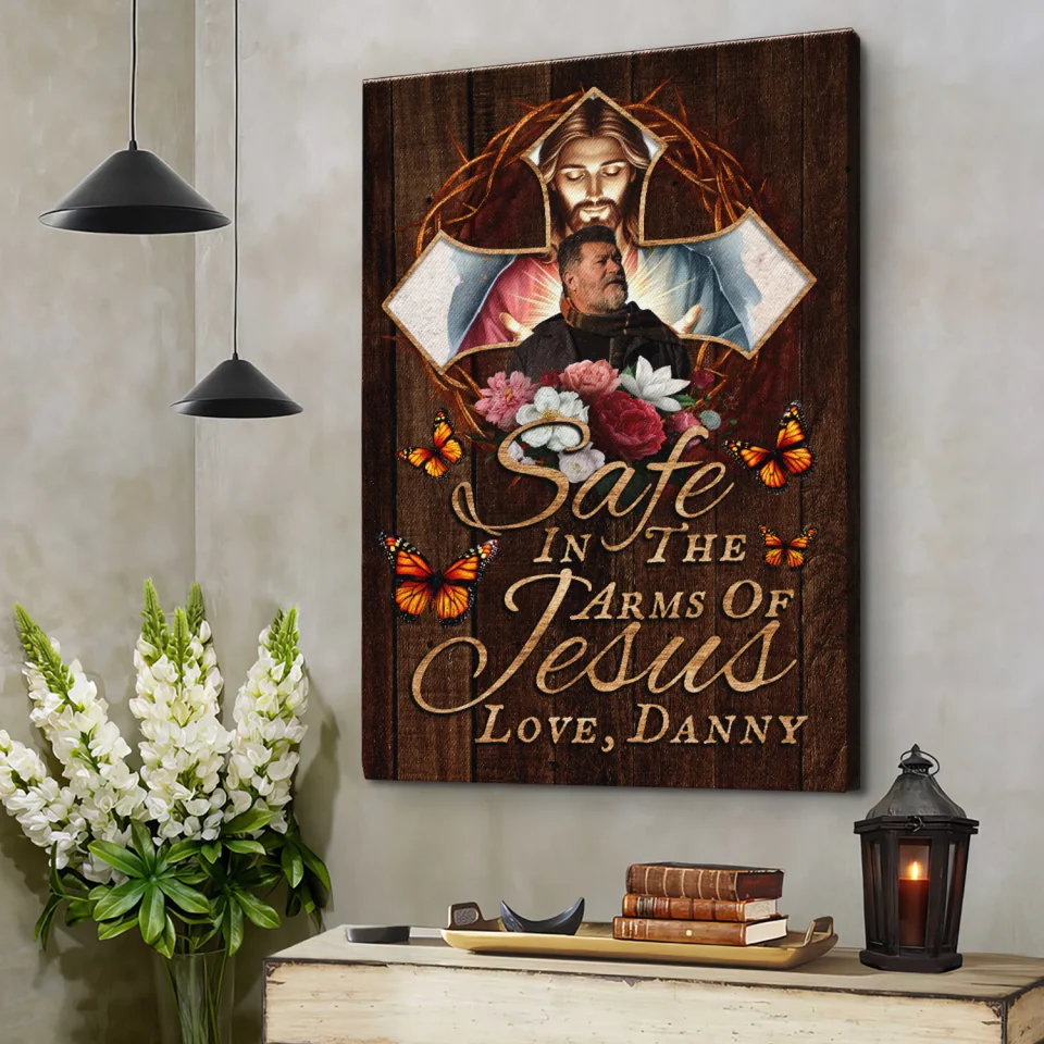 God Saw You Getting Tired Personalized Photo Canvas/Poster Memorial Gift