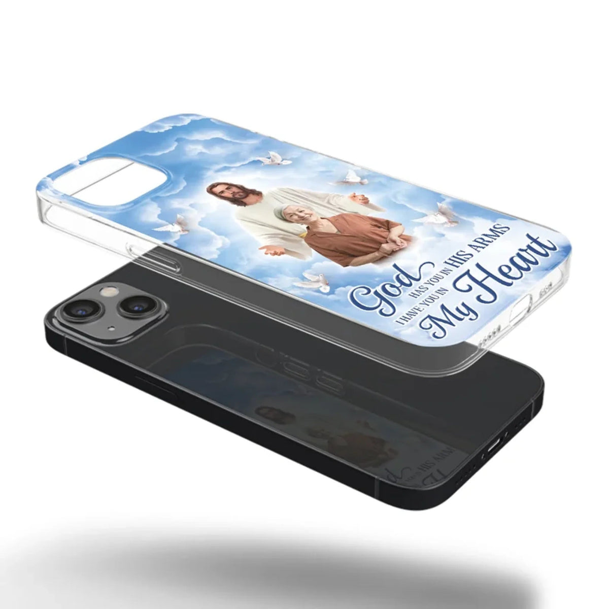 Custom Photo Beautiful As A Bright Shining Star - Memorial Personalized Custom Clear Phone Case