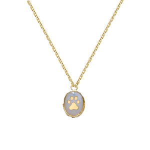 Paw Print Necklace Pet Necklace