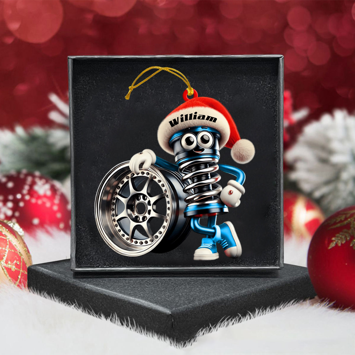 Custom Name Auto Repairman Ornament, Christmas Gift Ornament