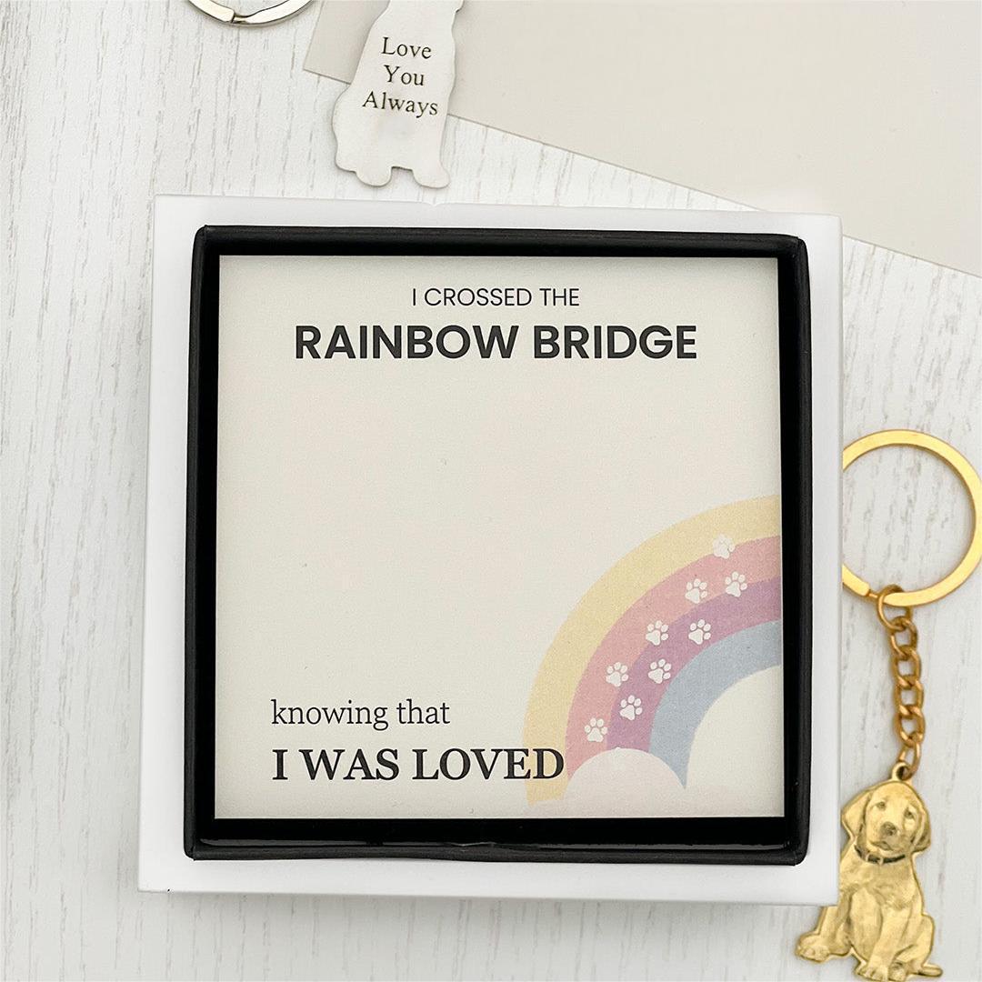 Personalized The Rainbow Bridge Life - Like Photo Keychain
