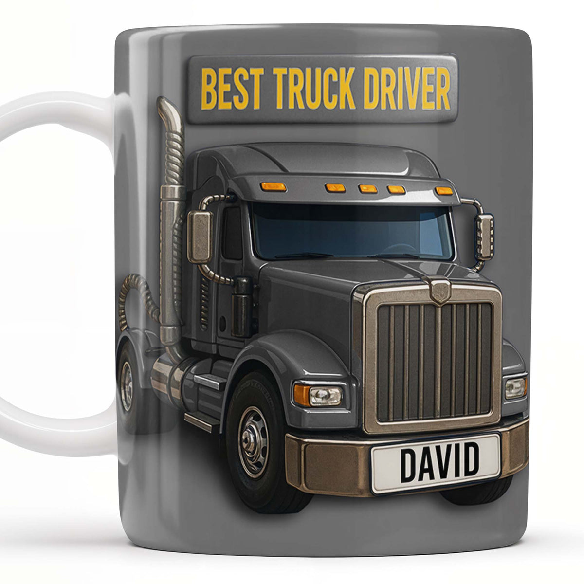 Best Truck Driver Personalized Custom Coffee Mug, Gift For Truck Enthusiasts