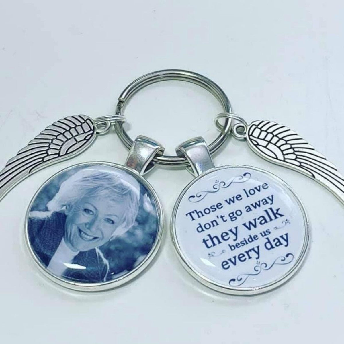 Personalized Keychain Lost Loved Ones Family Loss Memorial Remembrance
