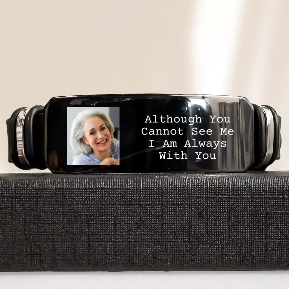 I Will Carry You With Me Until I See You Again - Custom Photo Bracelet, Sympathy Gift