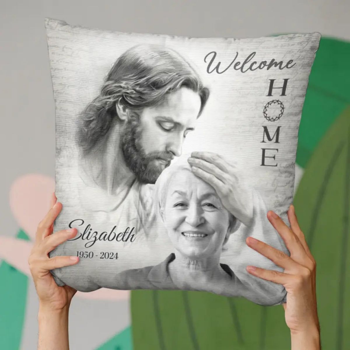 Welcome Home - Memorial Personalized Pillow
