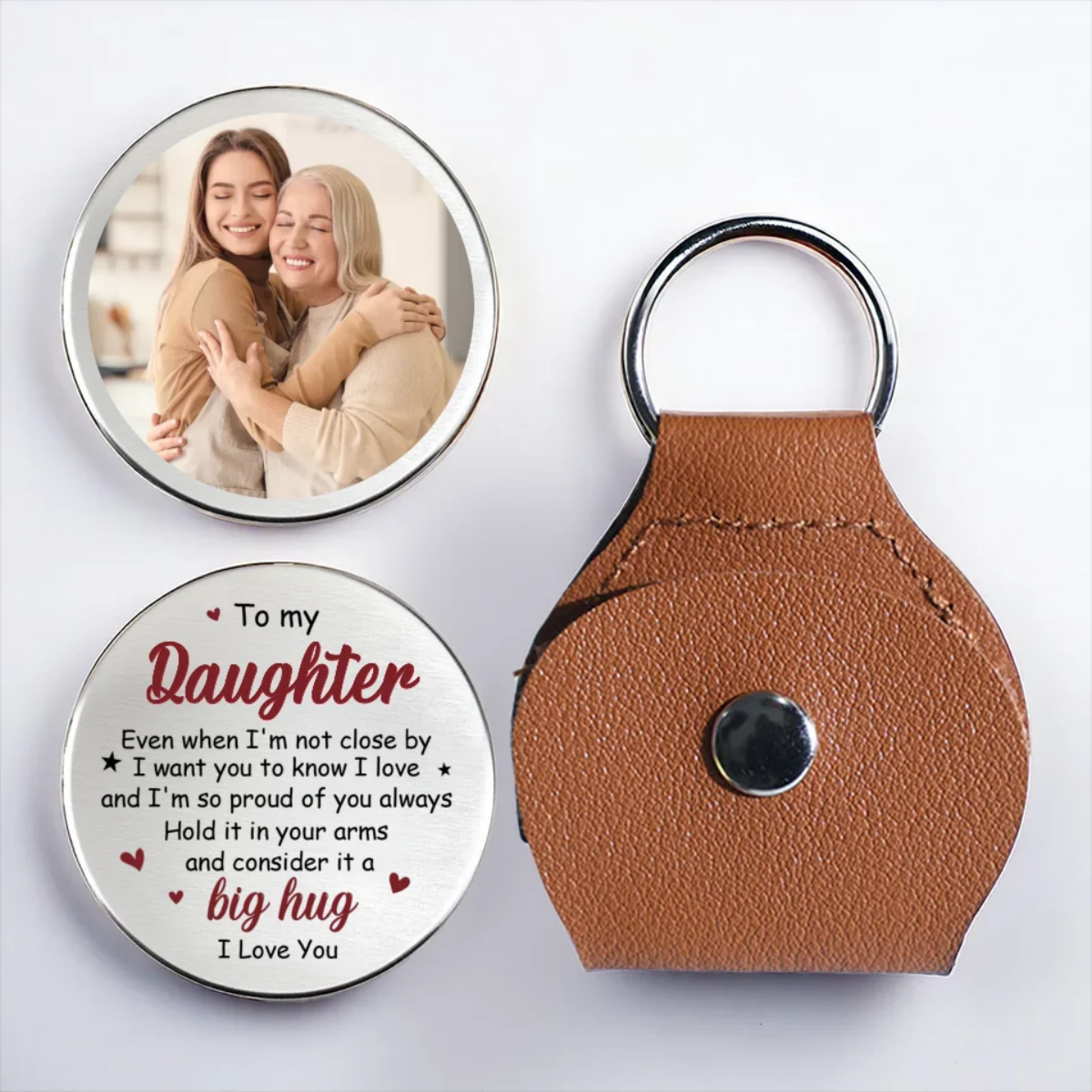 I Love You And I’m So Proud Of You - Family Personalized Custom Pocket Hug