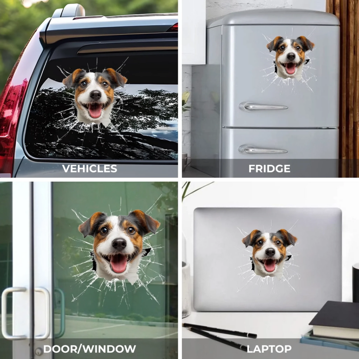 Personalized Photo RV Decal - Birthday Gifts For Dog Cat Lovers