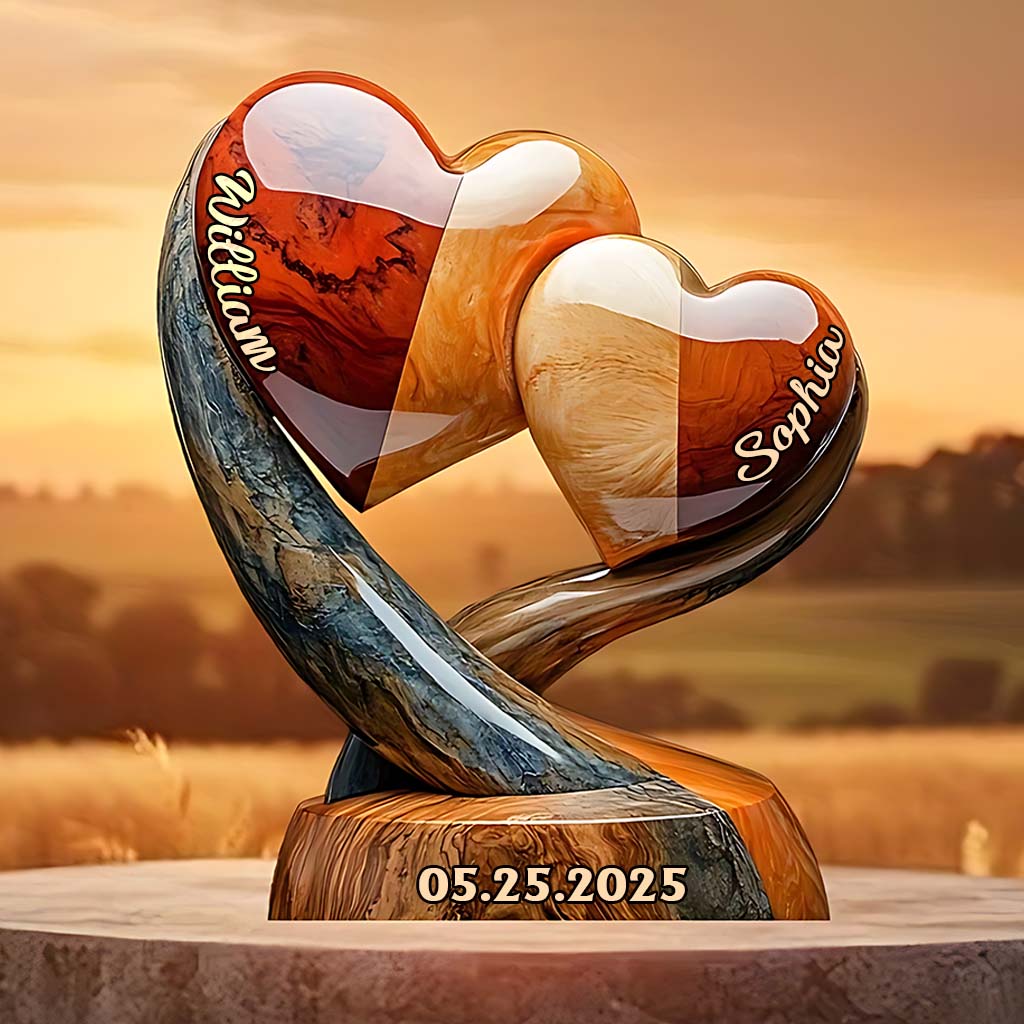 You And Me We Got This - Personalized Couple Heart to heart Shaped Acrylic Plaque