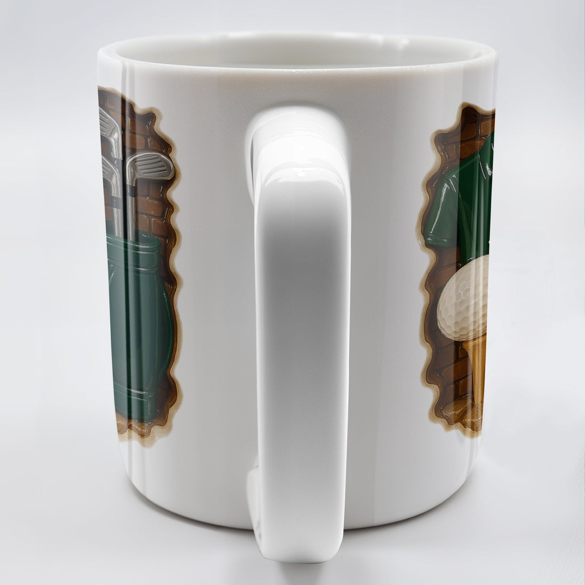 Golf Shirt, Golf Balls, Golf Clubs, Golf Bag - Personalized Mug, Gift For Golf Lovers