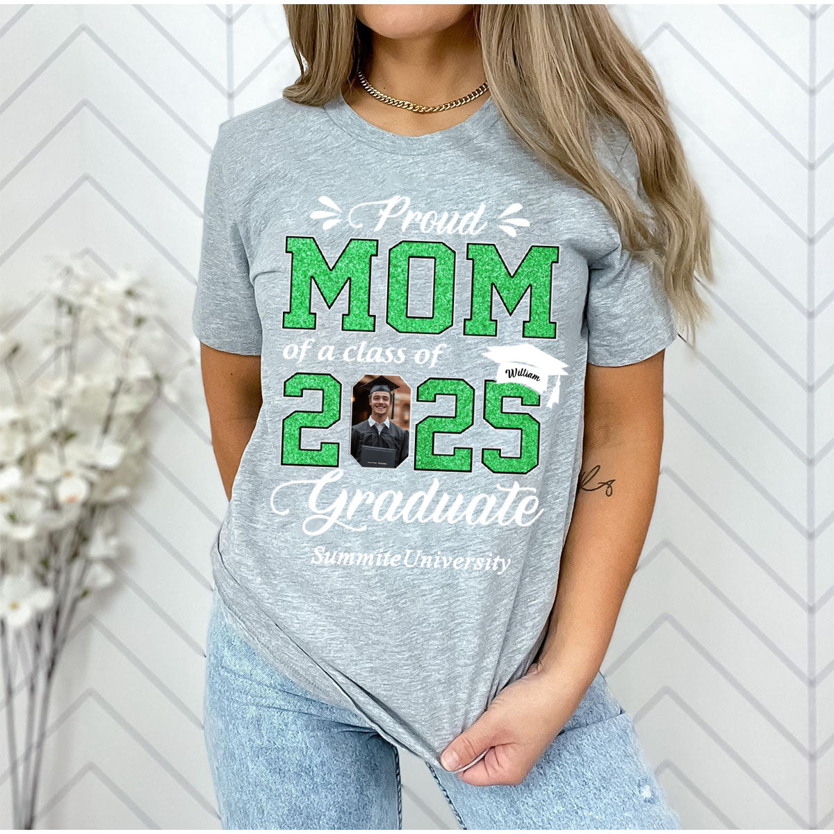 Personalized Graduation Shirts Class of 2025 Family Gifts For Family Member Graduation Shirt Proud Family