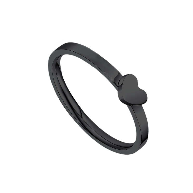 Couple Ring - Personalized Name Matching Heart Promise Rings