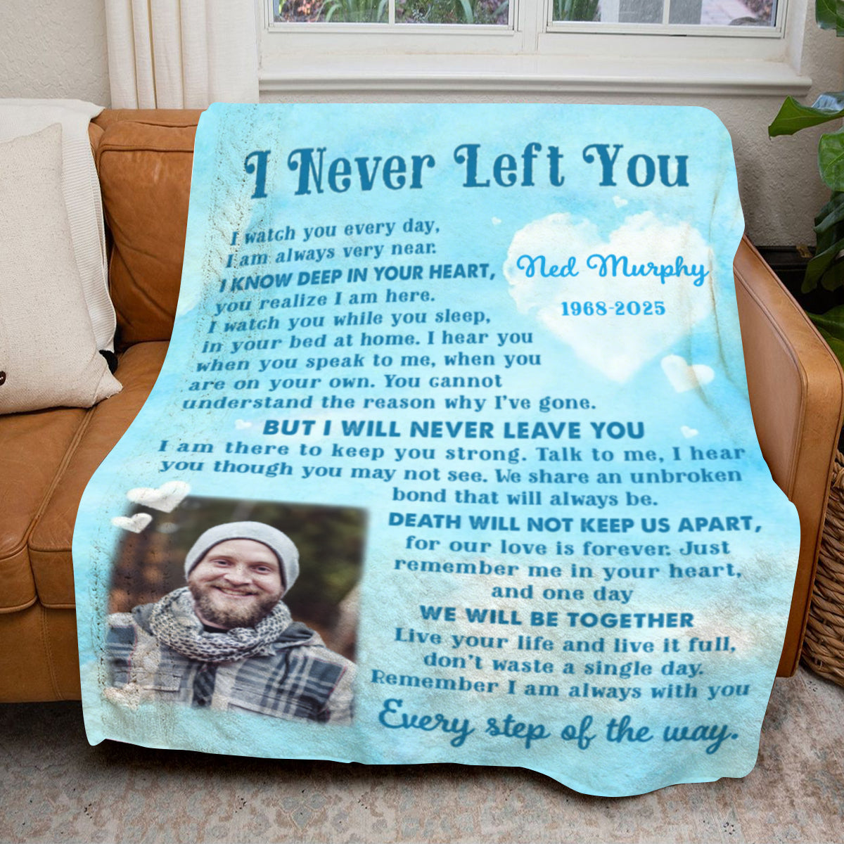 Memorial Gift For Loss Of Loved Ones Personalized Blanket