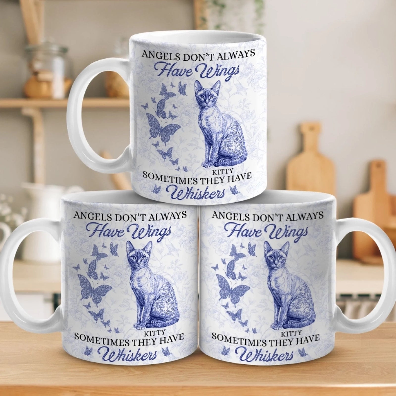 Some Angels Choose Fur Over Wings - Memorial Personalized Mug Gift For Pet Lovers