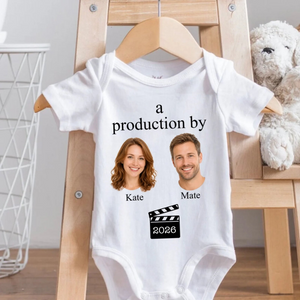A Big Love Made from Mom Dad Personalized Baby Onesie Gift for Mom Dad New Baby Kids Gift with Custom Parents Name