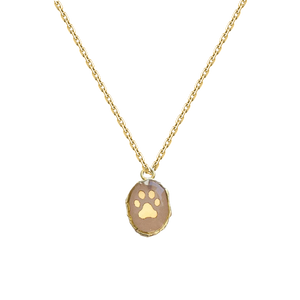 Paw Print Necklace Pet Necklace