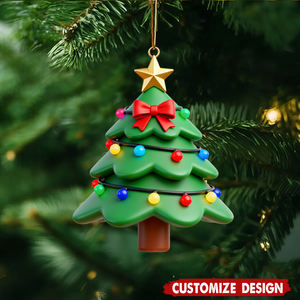 Snowman, Deer, Christmas Tree, Stockings, Snow House - Personalized Christmas Ornament Decorations Collection