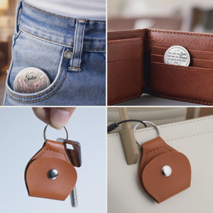 Custom Pocket Hug - Personalized Best Friend Birthday Gifts - Sisters Always Stand Together