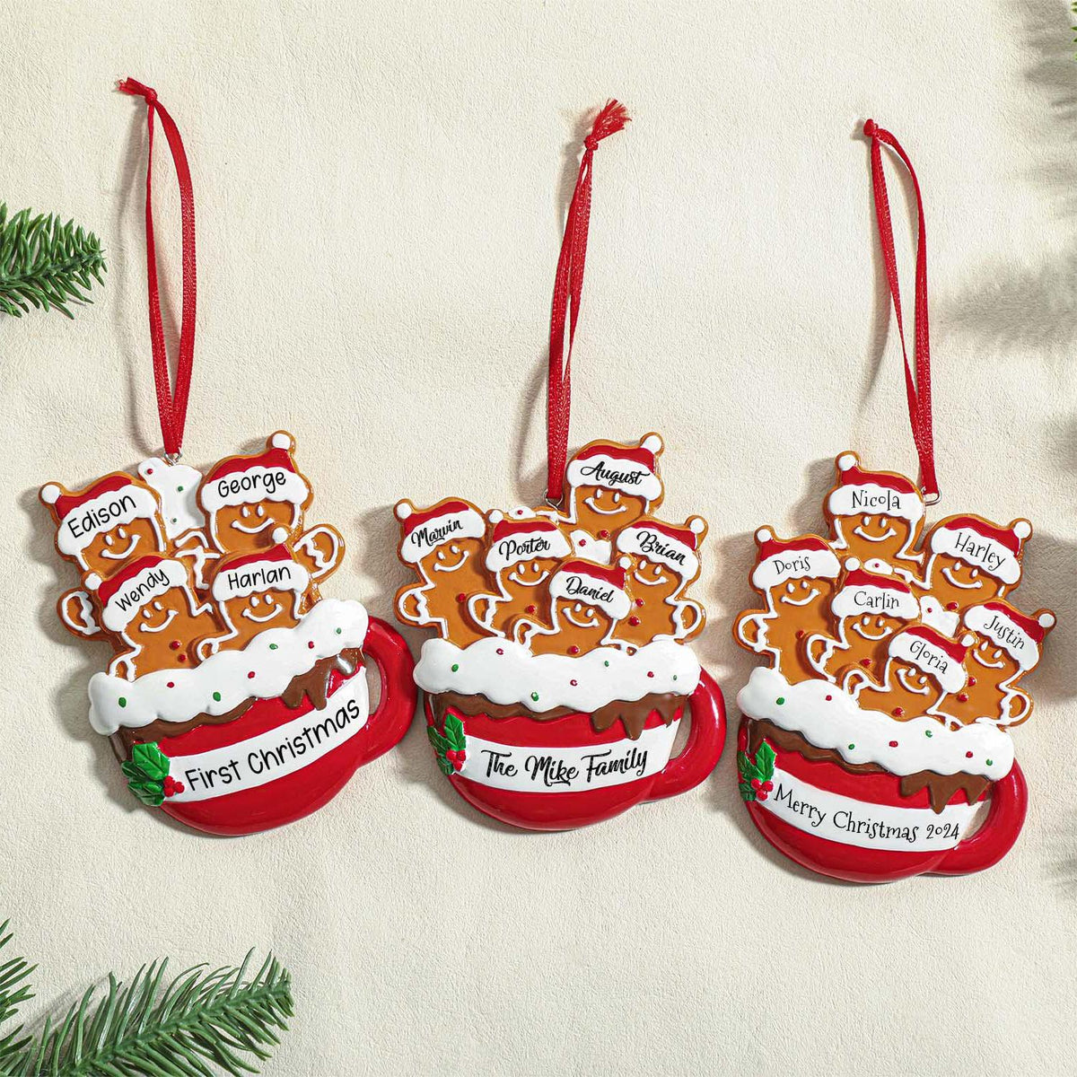 Personalized Family Christmas Ornament Gift For Family Members