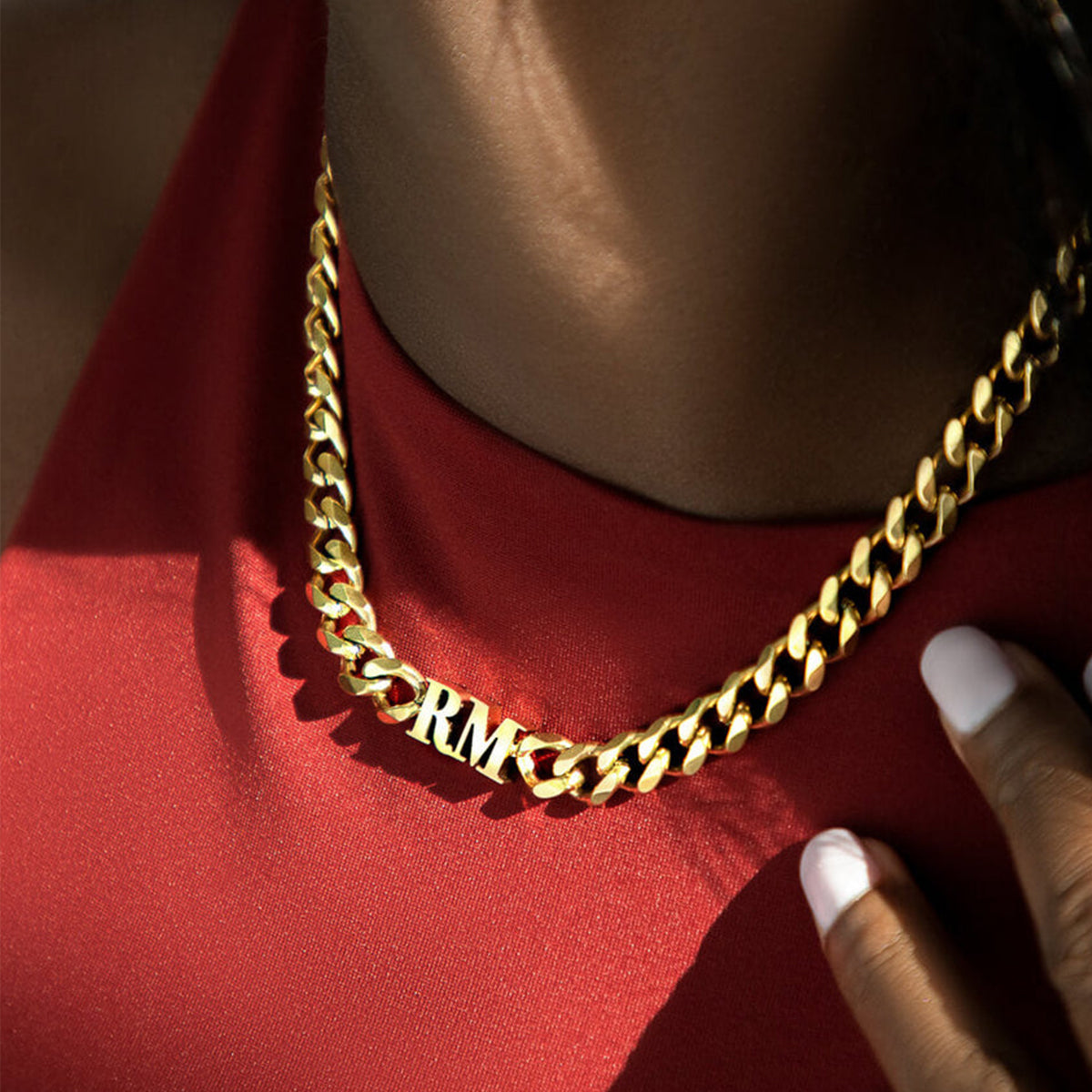 Custom Initial Choker Necklace