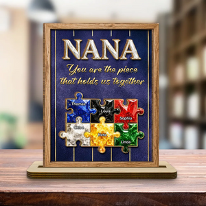 The Heart Of Our Family - Personalized Custom Wood Plaque