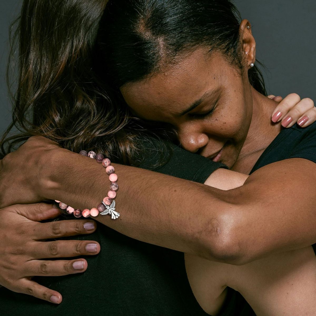 Guardian Angel Gift, Little Hug from Heaven Natural Stone Angel Bracelet