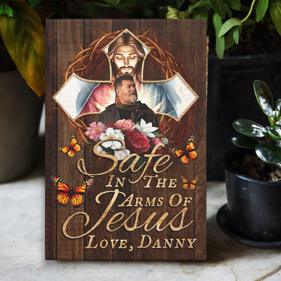 God Saw You Getting Tired Personalized Photo Canvas/Poster Memorial Gift