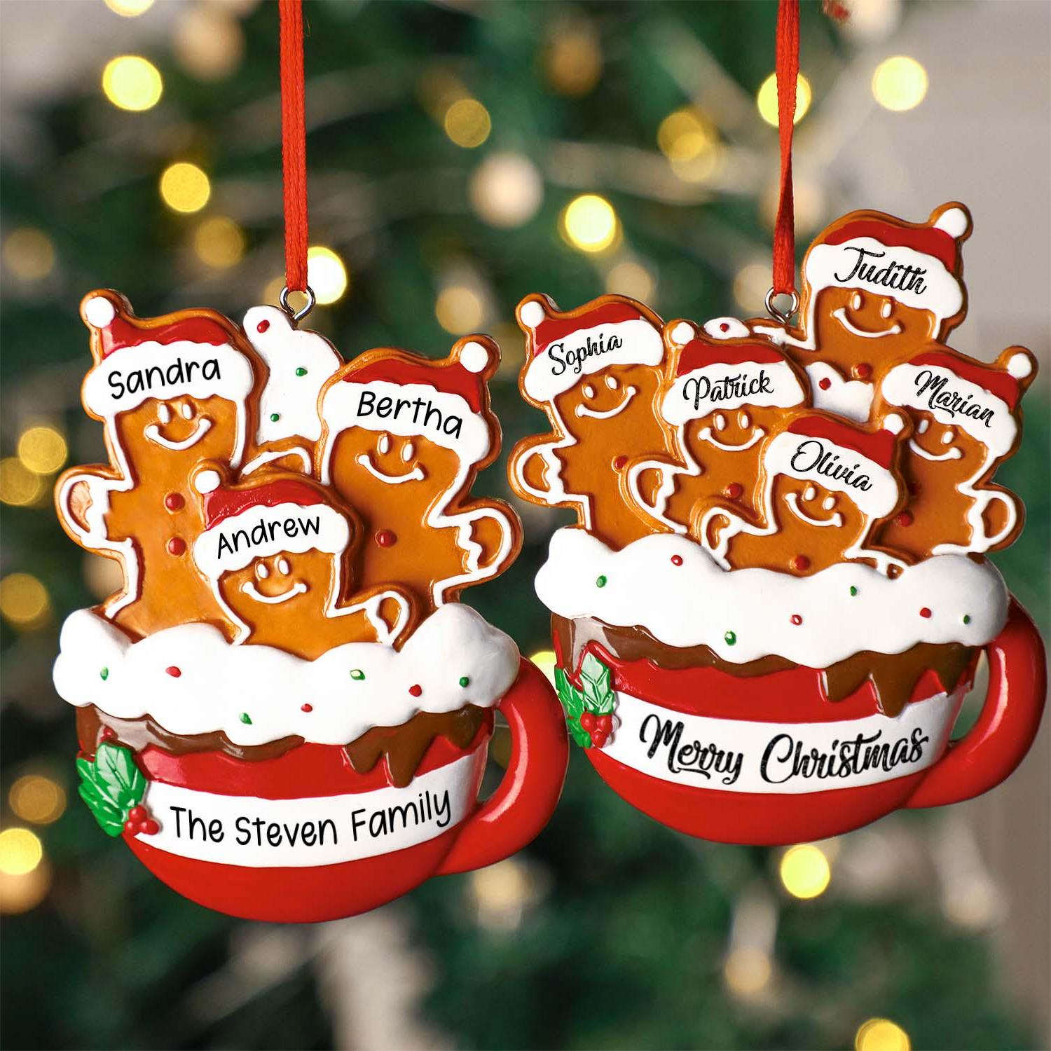 Personalized Family Christmas Ornament Gift For Family Members