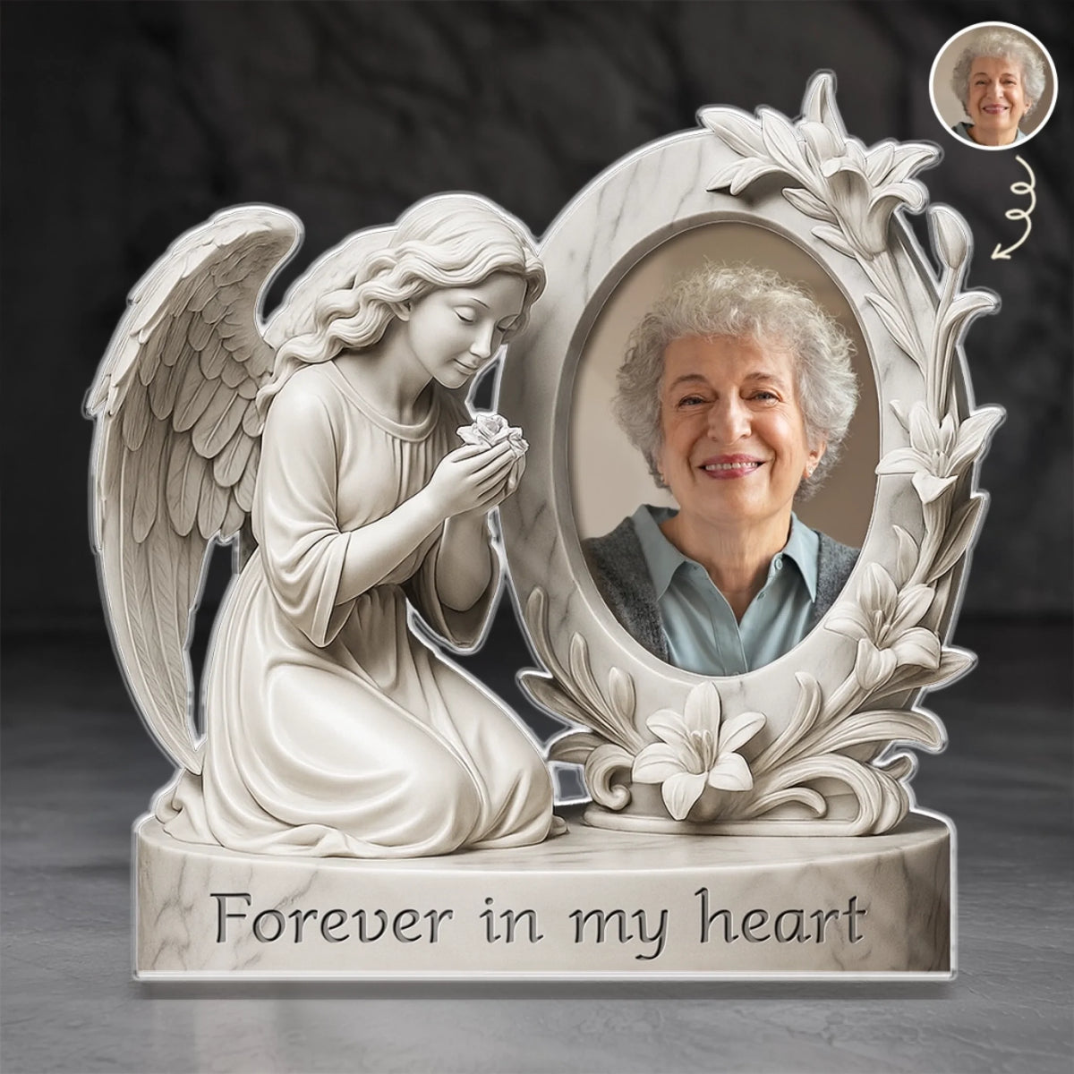 Your Love Is My Forever Light Memorial Personalized Acrylic Plaque