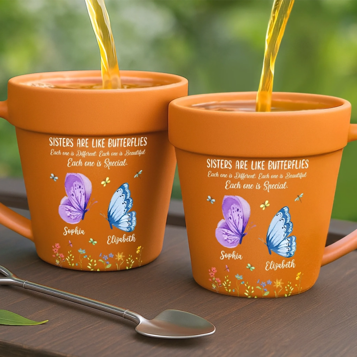 Personalized Garden Plant Pot Ceramic Mug