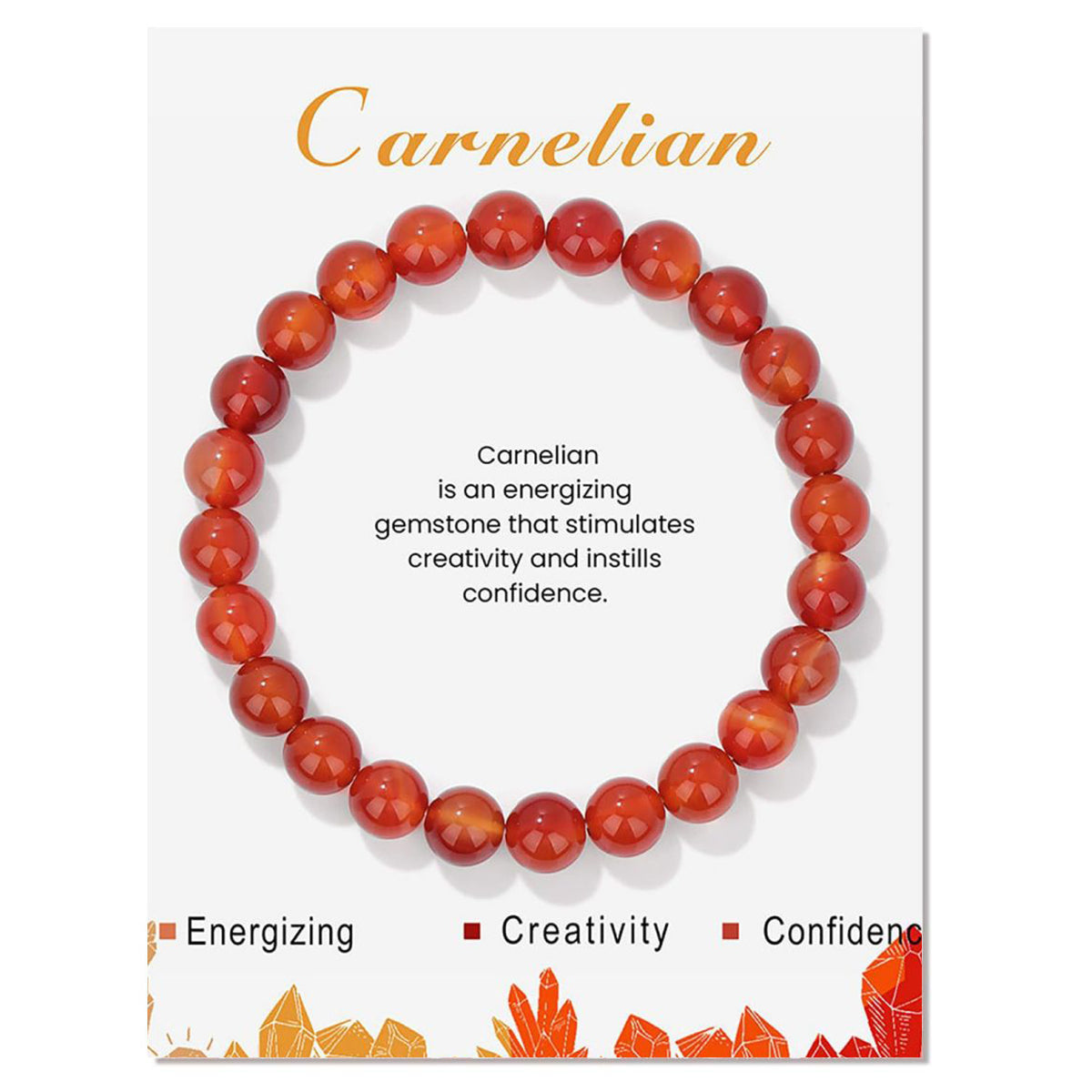 Gemstone Bracelet with Card