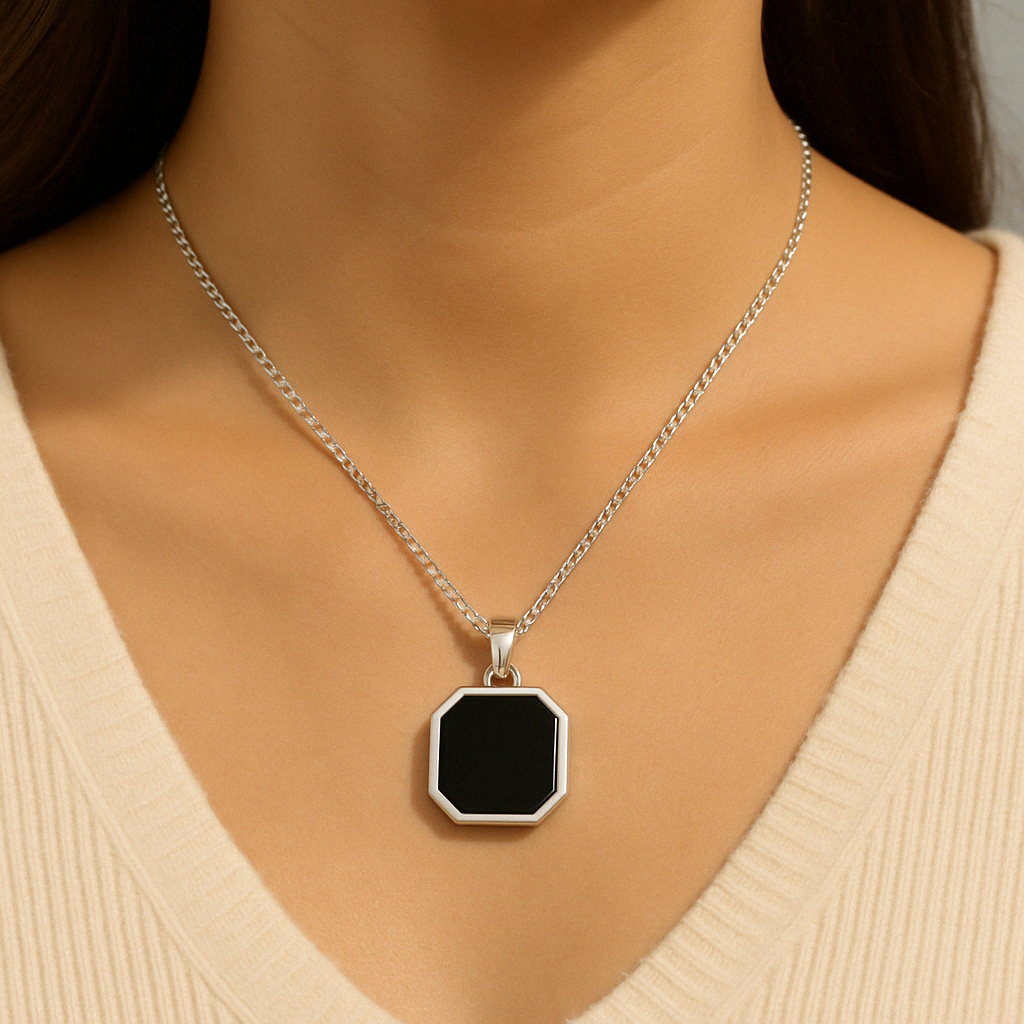 Personalized Heat-Activated Hidden Photo Necklace