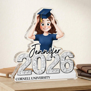 Class Of Graduation Gift - Personalized Acrylic Plaque