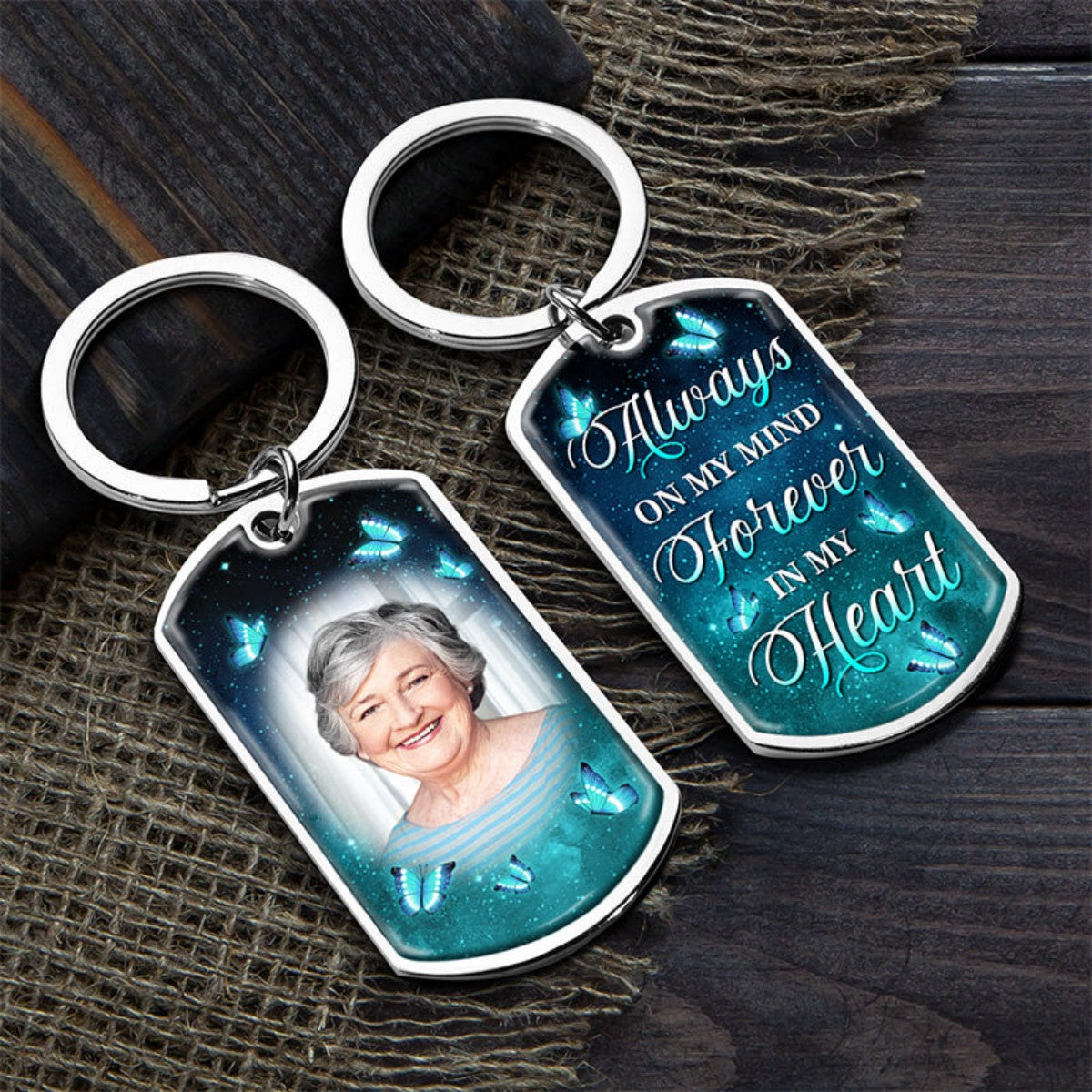You Hold My Heart Forever - Memorial Personalized Keychain