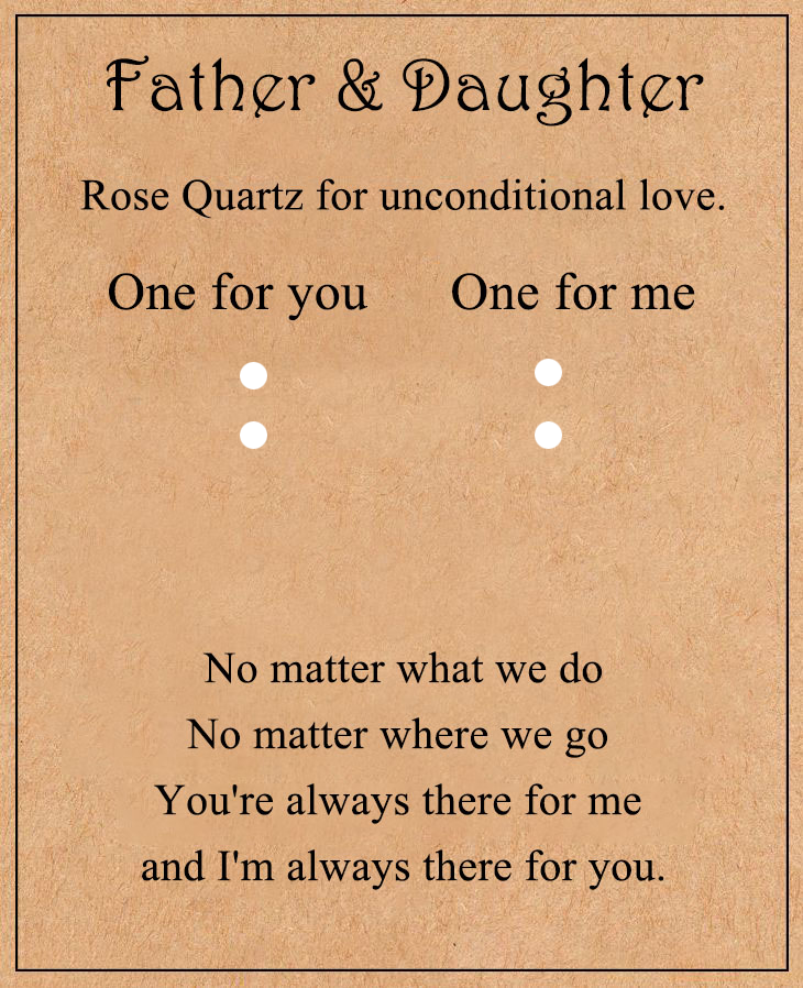 Rose Quartz For Unconditional Love Personalized Crystal Keyring Gift Set