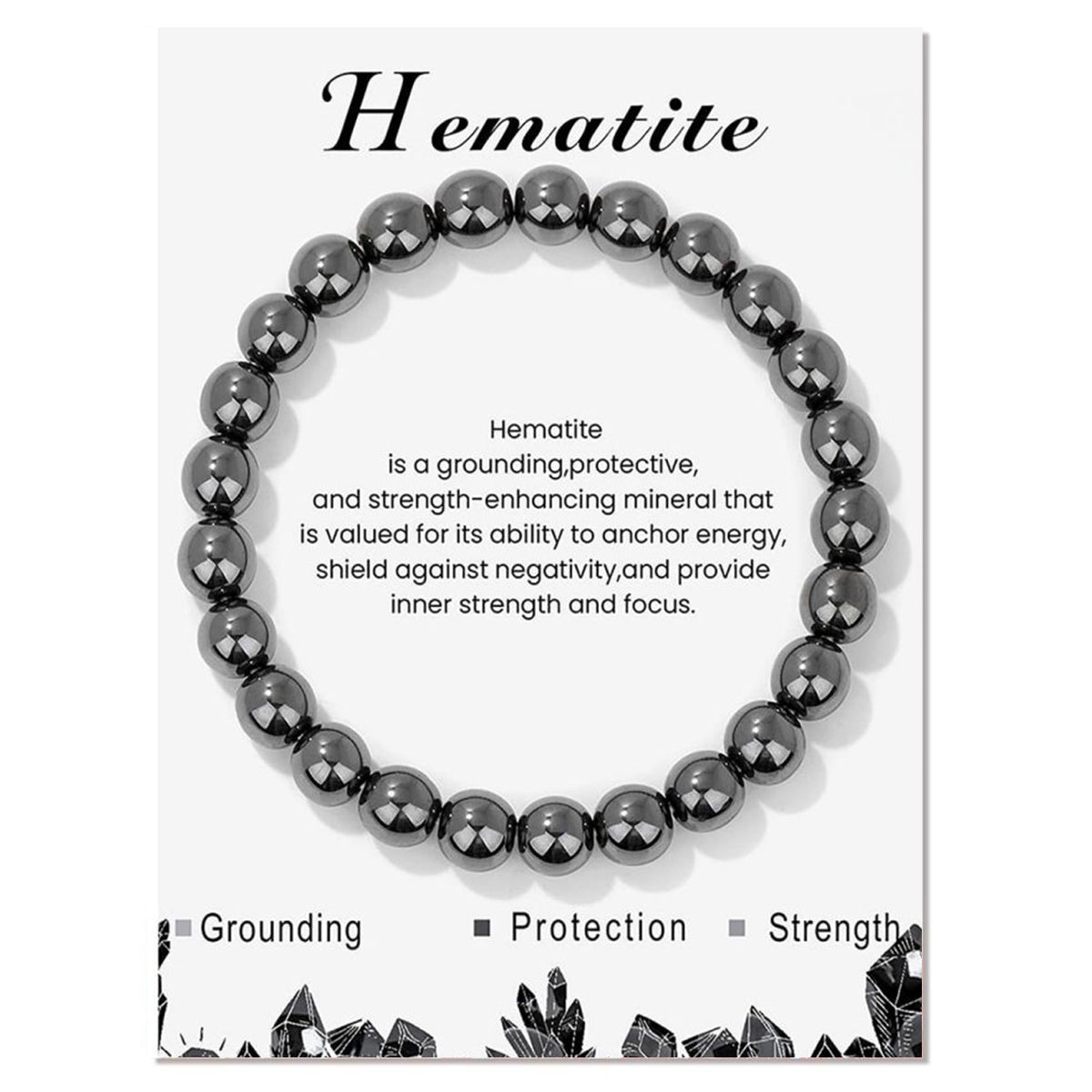 Gemstone Bracelet with Card