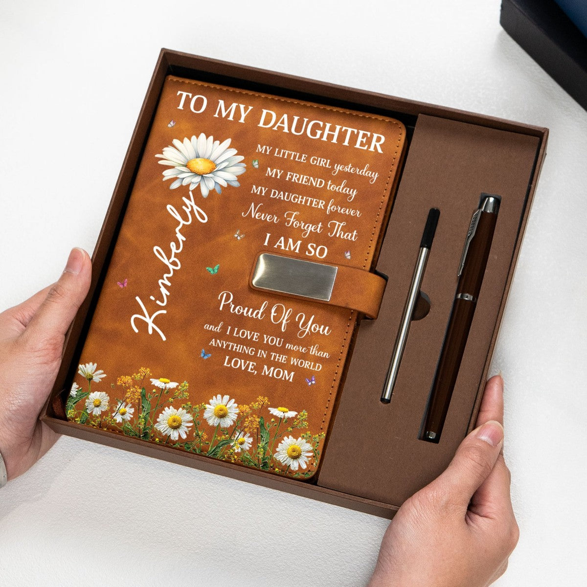 I Am So Proud Of You - Personalized Notebook Set Gift For Daughter