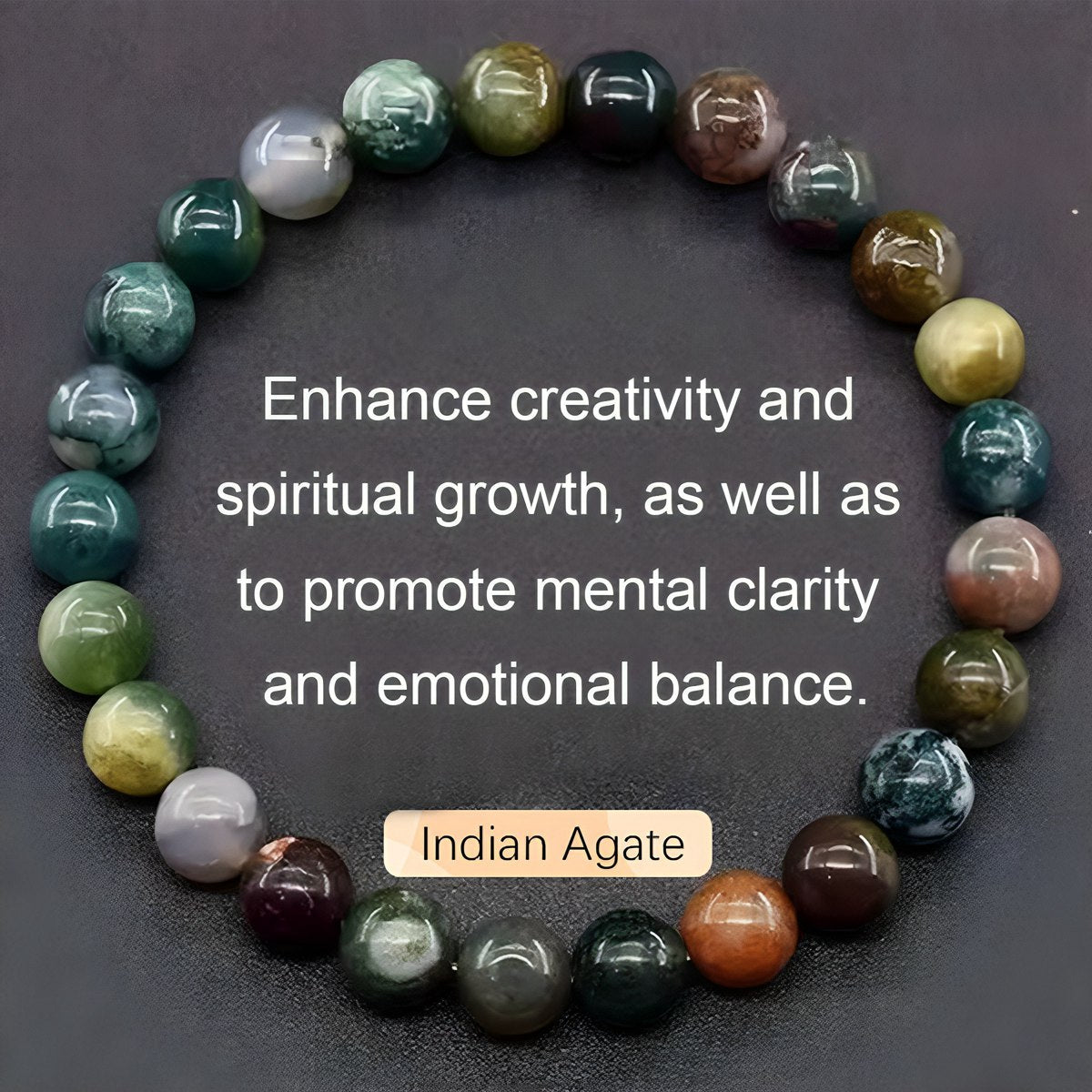 Natural Stone Agate Crystal Beaded Bracelet, Tiger Eye Stone Bracelet