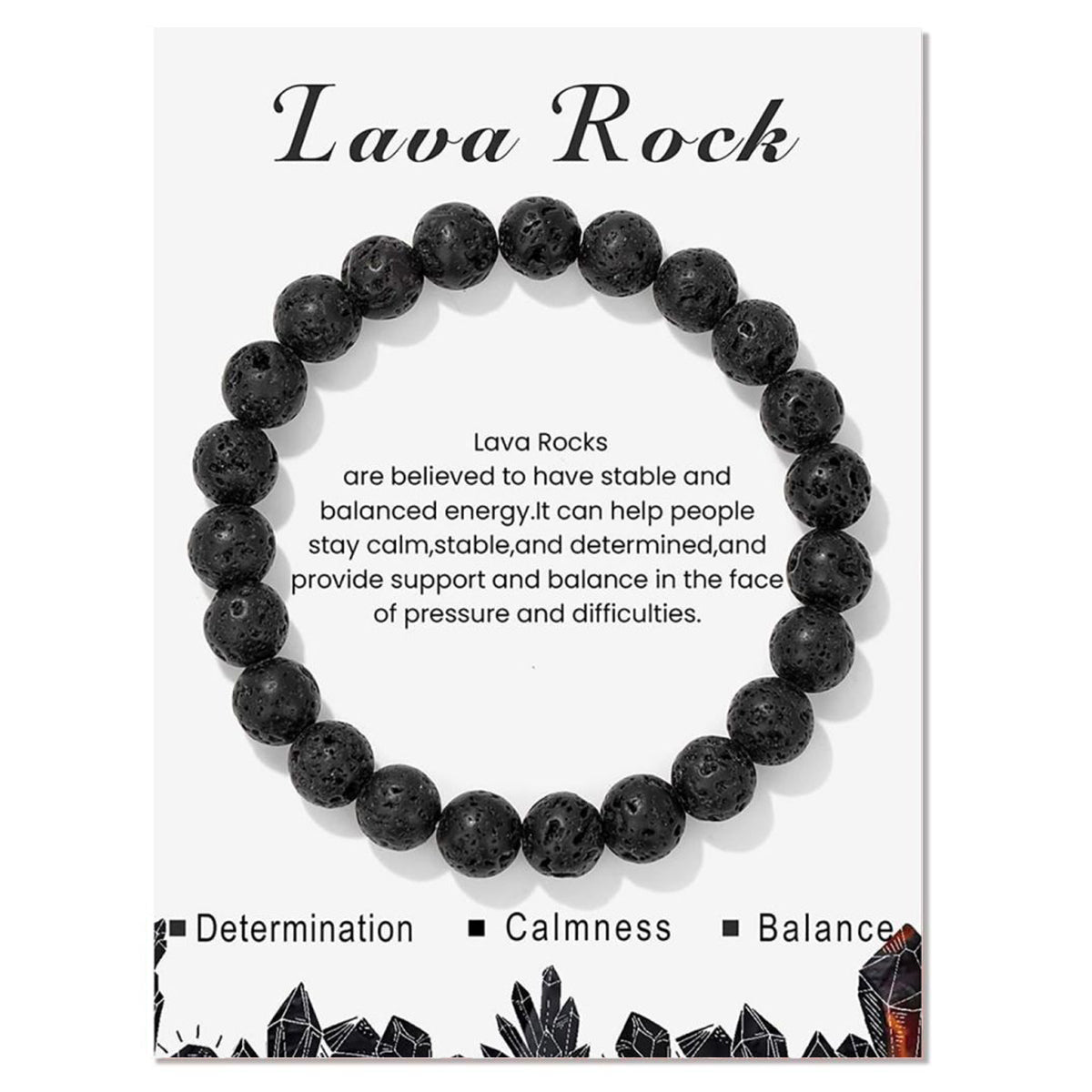 Gemstone Bracelet with Card